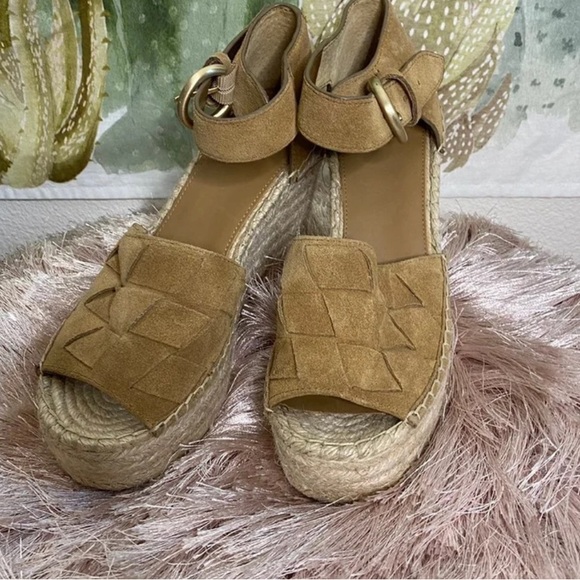 Mark Fisher LTD Ankle Strap Espadrilles 🌵 8 - Picture 1 of 14